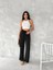 Ayrobin Oversize Kadın Pantalon - Siyah 3
