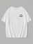 20/1 Penye Compack Dark Angel Baskılı Oversize Kısa Kol Yazlık T-Shirt- Beyaz 2