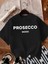 20/1 Penye Compack Baskılı Oversize Bisiklet Yaka Kısa Kol Yazlık T-Shirt - Siyah 1
