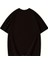 Thousand Ön Arka Baskılı Oversize Bisiklet Yaka T-Shirt - Siyah 3