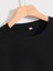 20/1 Penye Compack Baskılı Oversize Kısa Kol Bisiklet Yaka T-Shirt - Siyah 4