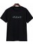 Anneler Gününe Özel Tasarım Mom Çiçek Baskılı T-Shirt - Siyah 1