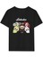Kız Labubu Çocuk Baskılı T-Shirt - Siyah 1