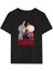 Kız Labubu Çocuk Baskılı T-Shirt - Siyah 1
