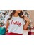 Merry Baskılı T-Shirt - Beyaz 1