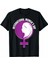 8 Mart Dünya Kadınlar Günü Için Özel Baskılı T-Shirt - Siyah 1