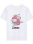 Kız Labubu Çocuk Baskılı T-Shirt - Beyaz 1