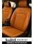 Fiat Regata Weekend 80 Turbo Diesel 1.9 (80 Hp) 1989 Uyumlu Deri Oto Kılıfı Tam Set Turuncu 1