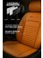 Fiat Regata Weekend 80 Turbo Diesel 1.9 (80 Hp) 1989 Uyumlu Deri Oto Kılıfı Tam Set Turuncu 2