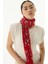 Lina Nine Desen Kırmızı Pamuklu Şal 1