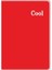 80 Yaprak Çizgilia4 Defter Dikişli Kırmızı Renk Cool Defter 1