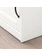 Songesand Komodin 42 x 40 cm Beyaz Kapaklı Kablo Çıkışlı Dolap 2