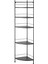 Frösjön Raf Ünitesi 35 x 156 cm Siyah Ayarlanabilir Ayaklı Duvara Sabitlenebilir Banyo Düzenleyici 1