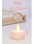 12 Adet LED Mum Tealight Mini Dumansız Pilli Alevli Dekoratif Yapay Mum Işıldak Beyaz 1036-2 5