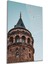 Galata Kulesi Istanbul Dikey Cam Tablo, Ev ve Ofis Duvar Dekoru, Lüks Hediyelik, Kırılmaz Çizilmez 1