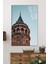 Galata Kulesi Istanbul Dikey Cam Tablo, Ev ve Ofis Duvar Dekoru, Lüks Hediyelik, Kırılmaz Çizilmez 2
