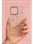 iPhone 13/14 Kılıf Kalp Desenli Şeffaf Simli Gümüş Kamera Çıkıntılı Parlak Kapak 4