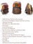 5017-1 New Patchwork Sırt Çantası Kahve 6