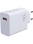 WK-27876 M11 Beyaz 33 Watt Turbo USB Şarj Başlık Adaptörü + Type-C Kablo 3