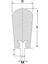 Bakalit Armut 28X90 M10X17 Silindir Sap Dişi 2