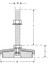 Krom Tezgah Tamponu M16X100 ÇAP120 2