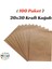 100 Paket Kraft Kağıt 90 gr Saman Kağıt 20X30 Paketi 100'LÜ 1