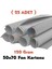 Gri Fon Kartonu 50X70 cm 25'li Paket 120 gr Renkli Fon Kartonu 1