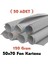 Gri Fon Kartonu 50X70 cm 50'li Paket 120 gr Renkli Fon Kartonu 1