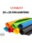 3 Paket 25X35 Fon Kartonu Paketi 10'lu Hobi Tasarım Anaokulu Kreş Malzemesi 1