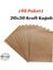 40 Paket Kraft Kağıt 90 gr Saman Kağıt 20X30 Paketi 100'LÜ 1