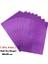 Mor Renkli Simli Eva Süngeri 50X70 cm 10'lu Paket 1.5 mm 1