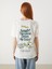 Yeni Sezon Bisiklet Yaka Snoopy Baskili Kadin Tisort - S5PR40Z8 4