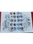 4 Adet Stickerli Boyama Kitabı ve 12 Li Pastel Boya Kalemi (Bratz/wednesday/frozen2/toca Boca) 2
