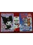2 Adet Stickerli Boyama Kitabı ve 12 Li Kuru Boya Kalemi (Kuromi-A / Tom ve Jerry) 1
