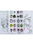 2 Adet Stickerli Boyama Kitabı ve 12 Li Kuru Boya Kalemi (Kuromi-A / Toca Boca-A) 2