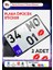 Plaka Öpücük Sticker 4cm x 3cm 2 Adet 1
