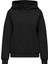 Kadın Kapüşonlu Basic Siyah Sweatshirt - 15355809 1