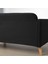 Lınanäs Kanepe 180 x 75 cm Vissle Koyu Gri 2'li Dayanıklı Polyester Kumaş 3