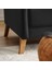 Lınanäs Kanepe 180 x 75 cm Vissle Koyu Gri 2'li Dayanıklı Polyester Kumaş 5