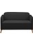 Lınanäs Kanepe 180 x 75 cm Vissle Koyu Gri 2'li Dayanıklı Polyester Kumaş 9