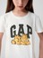 Kız Çocuk Kırık Beyaz Gap Logo Garfield Grafikli T-Shirt 3
