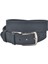 Lacivert 4 cm Eninde Suni Deri Kemer Yanları Dikişli Spor Kemer 2502652 2