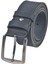 Lacivert 4 cm Eninde Suni Deri Kemer Yanları Dikişli Spor Kemer 2502652 3