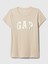 Kadın Bej Gap Logo T-Shirt 2