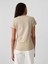 Kadın Bej Gap Logo T-Shirt 4