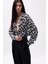 Desenli Crop Gömlek 4