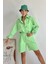 Fıstık Yeşili Önü Cepli Gömlek ve Şort Takım 3