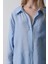 Cepli Oversize Gömlek - Koyu Mavi 1
