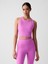 Kadın Pembe Halter Yaka Crop Spor Üst 1