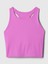 Kadın Pembe Halter Yaka Crop Spor Üst 3